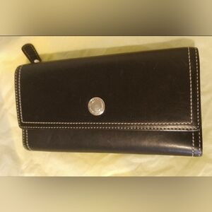 Coach Black Leather Wallet
